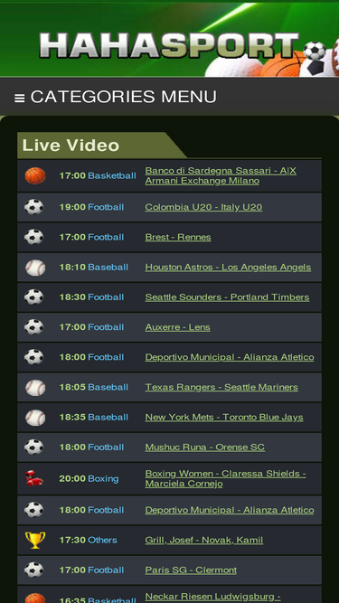 Hahasport live streaming hot sale football