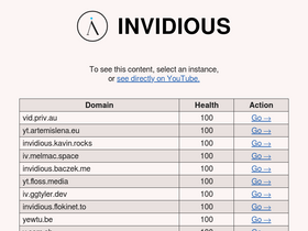 redirect.invidious.io