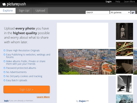 'picturepush.com' screenshot