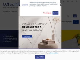 'cersanit.com.pl' screenshot
