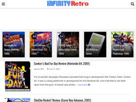 'infinityretro.com' screenshot