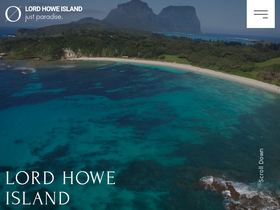 'lordhoweisland.info' screenshot