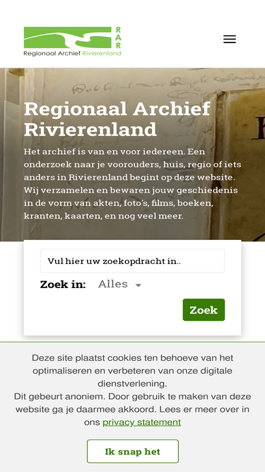 regionaalarchiefrivierenland.nl