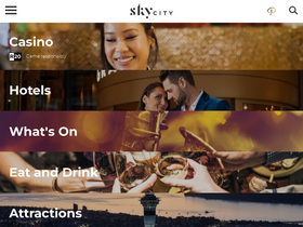 'skycityauckland.co.nz' screenshot