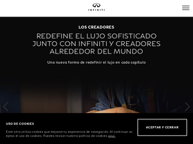 'infiniti.mx' screenshot