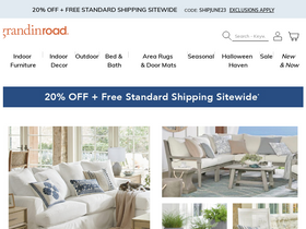 'grandinroad.com' screenshot