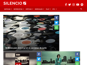 'silencio.com.ar' screenshot