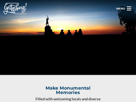 'destinationgettysburg.com' screenshot