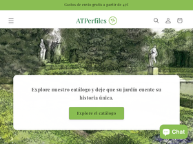 atperfiles.com homepage screenshot