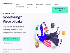 'statuscake.com' screenshot