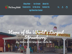 worldslargeststrawberry.com homepage screenshot