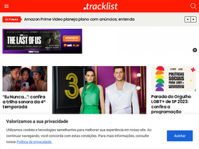 'tracklist.com.br' screenshot