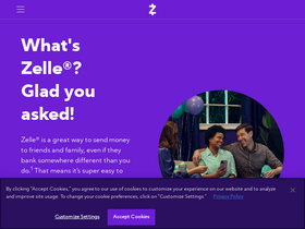 'zellepay.com' screenshot