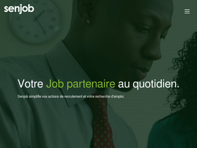 'senjob.com' screenshot