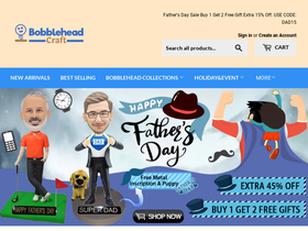bobbleheadcraft.com homepage screenshot