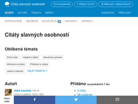 'citaty.net' screenshot