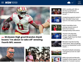'nevadasportsnet.com' screenshot