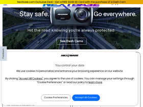 'nextbase.com' screenshot