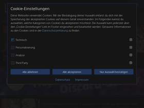 'manga-passion.de' screenshot