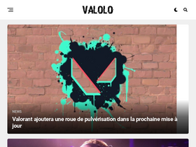 'valolo.fr' screenshot