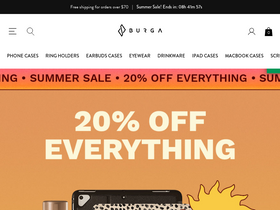 BURGA website screenshot