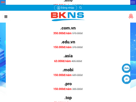 'bkns.vn' screenshot