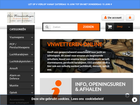 'vnwetteren-online.be' screenshot