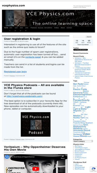 vcephysics.com