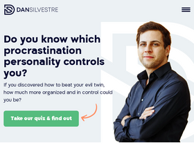 'dansilvestre.com' screenshot