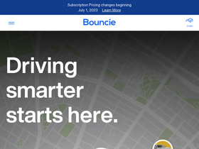 'bouncie.com' screenshot
