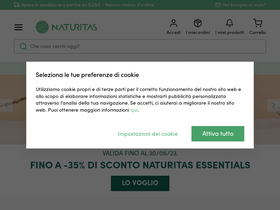 'naturitas.it' screenshot