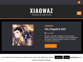 'xiaowaz.fr' screenshot