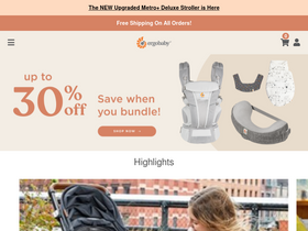 'ergobaby.ca' screenshot