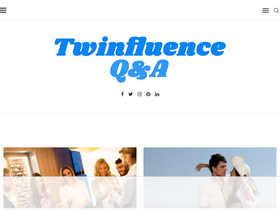'twinfluence.com' screenshot