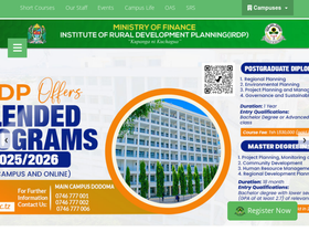 'irdp.ac.tz' screenshot