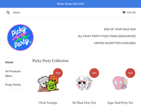 pickypumicestone.com homepage screenshot