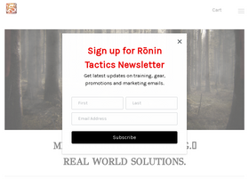 'ronintactics.com' screenshot
