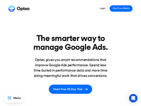 'opteo.com' screenshot