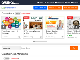 'qwikad.com' screenshot