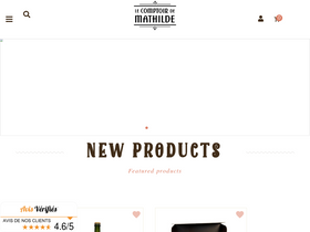 'lecomptoirdemathilde.com' screenshot