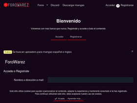 'forowarez.info' screenshot