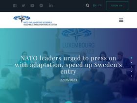 'nato-pa.int' screenshot