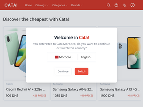 'getcata.com' screenshot