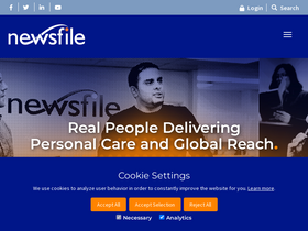 'newsfilecorp.com' screenshot