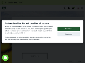 'oxalis.cz' screenshot