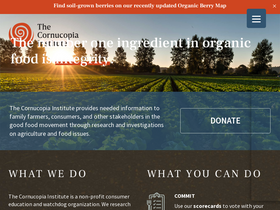 'cornucopia.org' screenshot