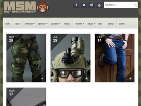 'milspecmonkey.com' screenshot