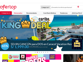 'ofertop.pe' screenshot