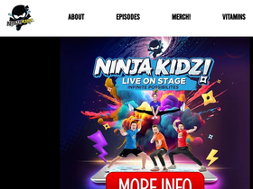 'ninja-kidz.com' screenshot