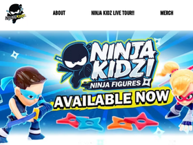 'ninja-kidz.com' screenshot